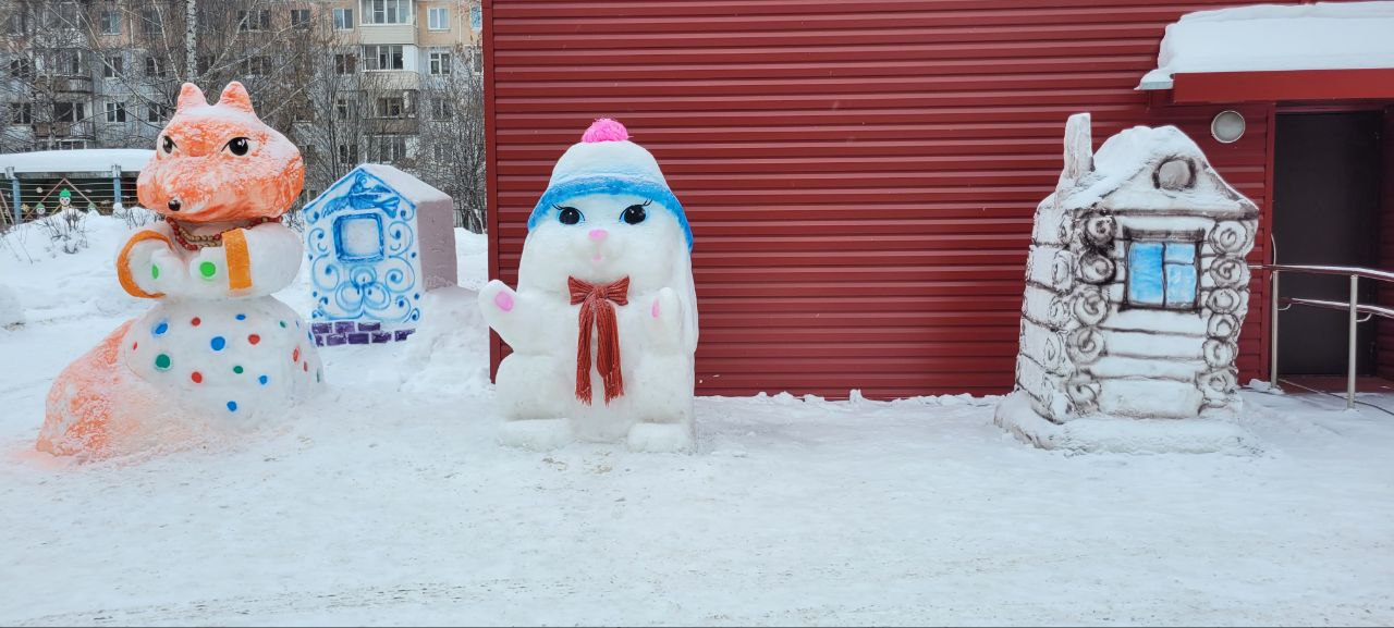 Республиканский конкурс снежных фигур.